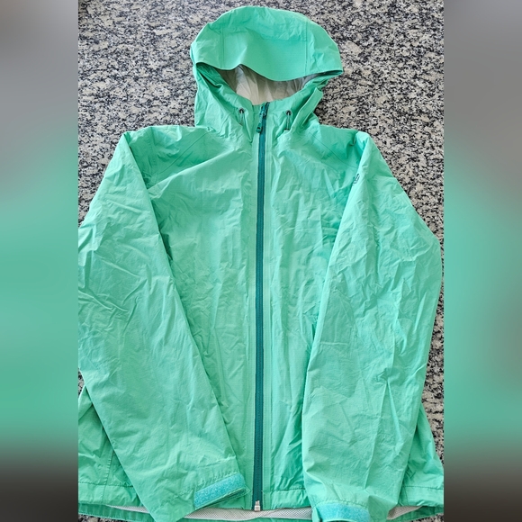 Mountain Hardwear Women’s Lightweight Hooded Rain Jacket Green Size M - Picture 11 of 15